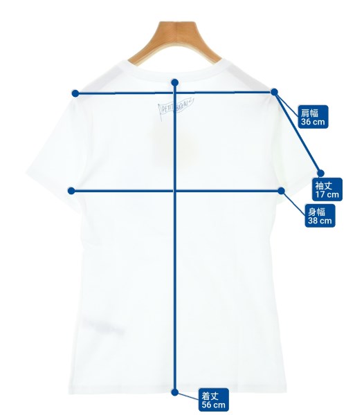 PETIT BATEAU（プチバトー）Tシャツ・カットソー 白 サイズ:S レディース/2200644766326