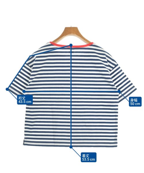 PETIT BATEAU（プチバトー）Tシャツ・カットソー 青 サイズ:S レディース/2200619170028