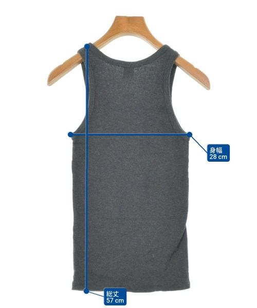 PETIT BATEAU（プチバトー）タンクトップ グレー サイズ:XXS レディース/2200616371183