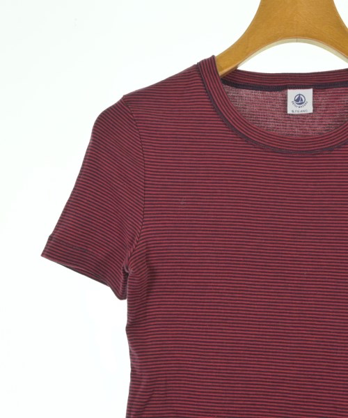 PETIT BATEAU（プチバトー）Tシャツ・カットソー 赤 サイズ:S レディース/2200621173178