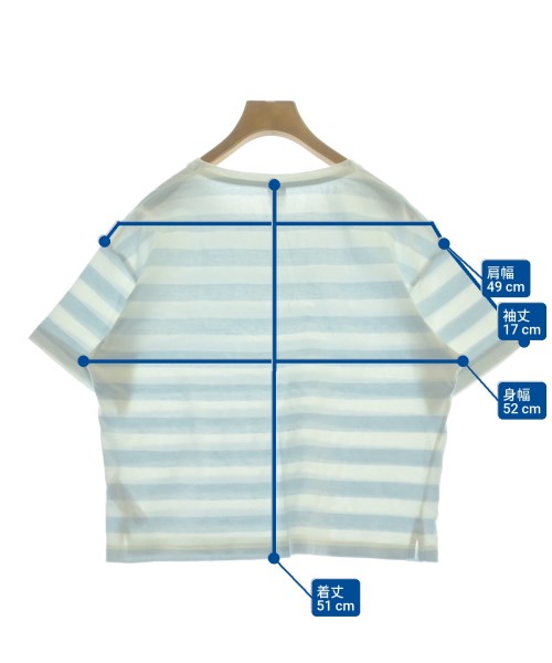 PETIT BATEAU（プチバトー）Tシャツ・カットソー 青 サイズ:M レディース/2200614848205