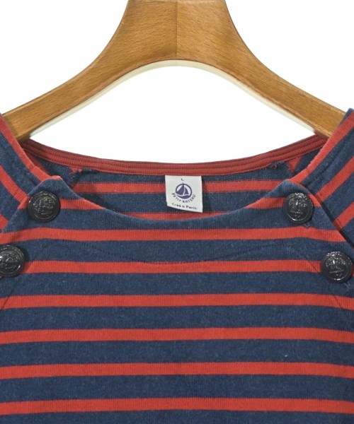 PETIT BATEAU（プチバトー）Tシャツ・カットソー 紺 サイズ:L レディース/2200686797180
