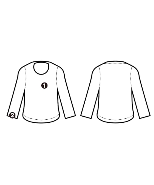 PETIT BATEAU（プチバトー）Tシャツ・カットソー 白 サイズ:XXS レディース/2200697496034