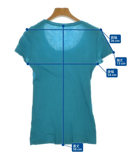 PETIT BATEAU（プチバトー）Tシャツ・カットソー 青 サイズ:XS レディース/2200654910115