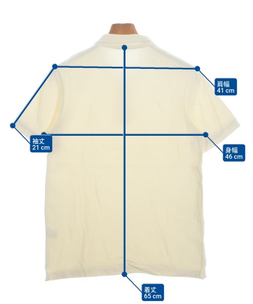 PETIT BATEAU（プチバトー）ポロシャツ 白 サイズ:M メンズ/2200651189095
