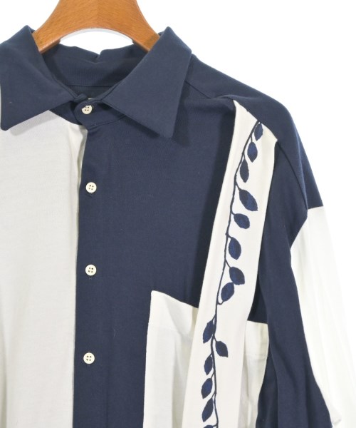 PETIT BATEAU（プチバトー）シャツワンピース 紺 サイズ:2(M位) レディース/2200658099052