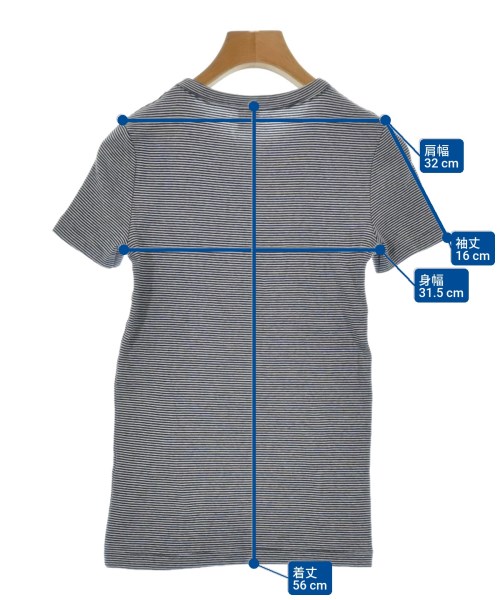PETIT BATEAU（プチバトー）Tシャツ・カットソー 紺 サイズ:XXS レディース/2200648497011