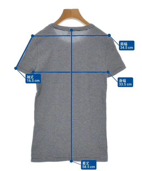 PETIT BATEAU（プチバトー）Tシャツ・カットソー 紺 サイズ:XS レディース/2200648497035