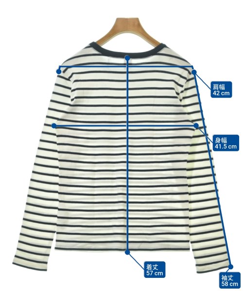 PETIT BATEAU（プチバトー）Tシャツ・カットソー 白 サイズ:M レディース/2200650205086