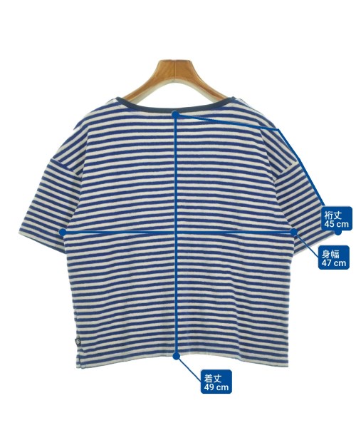 PETIT BATEAU（プチバトー）Tシャツ・カットソー 青 サイズ:M レディース/2200645526035