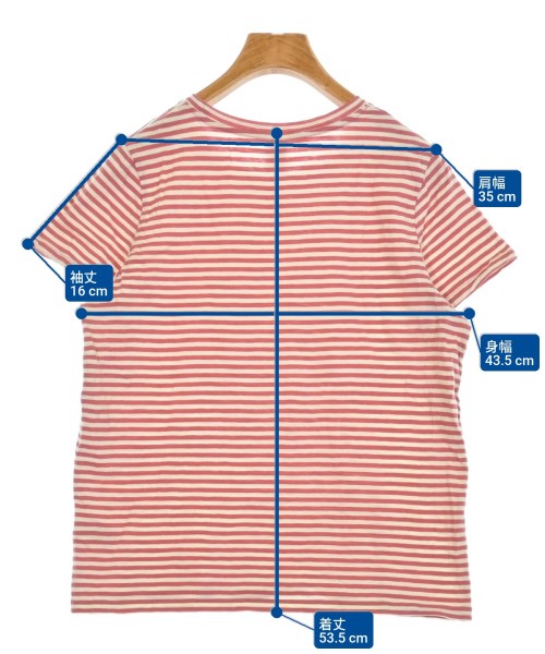 PETIT BATEAU（プチバトー）Tシャツ・カットソー 赤 サイズ:S レディース/2200648230090