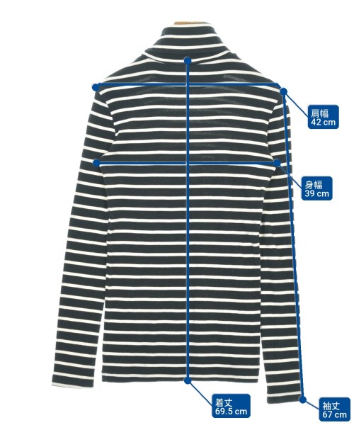 PETIT BATEAU（プチバトー）Tシャツ・カットソー 黒 サイズ:S レディース/2200703592040