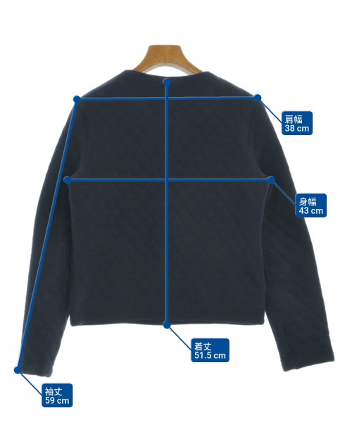 PETIT BATEAU（プチバトー）カーディガン 紺 サイズ:S レディース/2200664606060