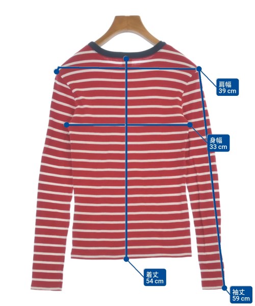 PETIT BATEAU（プチバトー）Tシャツ・カットソー 赤 サイズ:XXS レディース/2200664615109