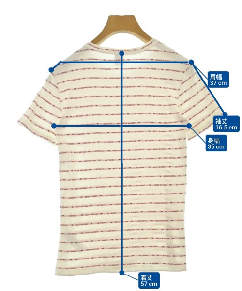 PETIT BATEAU（プチバトー）Tシャツ・カットソー 白 サイズ:S レディース/2200662344063