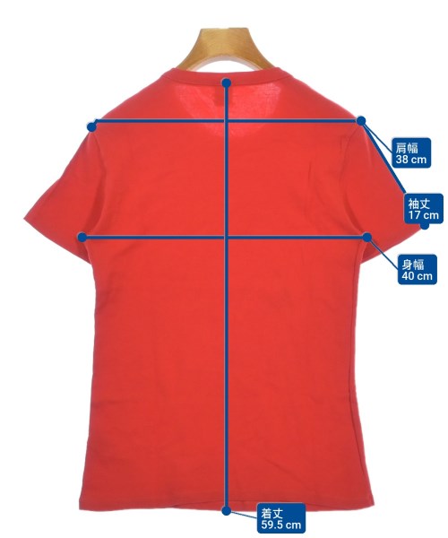 PETIT BATEAU（プチバトー）Tシャツ・カットソー 赤 サイズ:S レディース/2200668445207