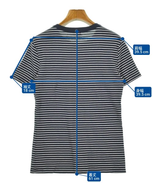 PETIT BATEAU（プチバトー）Tシャツ・カットソー 紺 サイズ:L レディース/2200717751044