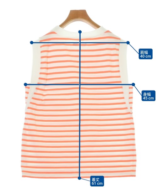 PETIT BATEAU（プチバトー）ノースリーブ 白 サイズ:XS レディース/2200714751085