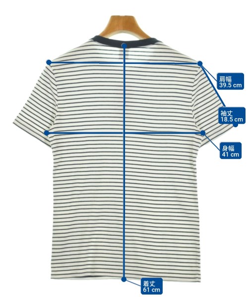 PETIT BATEAU（プチバトー）Tシャツ・カットソー 白 サイズ:M レディース/2200719589065