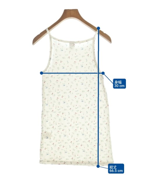 PETIT BATEAU（プチバトー）キャミソール 白 サイズ:-(XS位) レディース/2200722518168