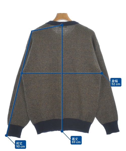 SCHIATTI（スキャッティー）ニット・セーター 茶 サイズ:S メンズ/2200625783052