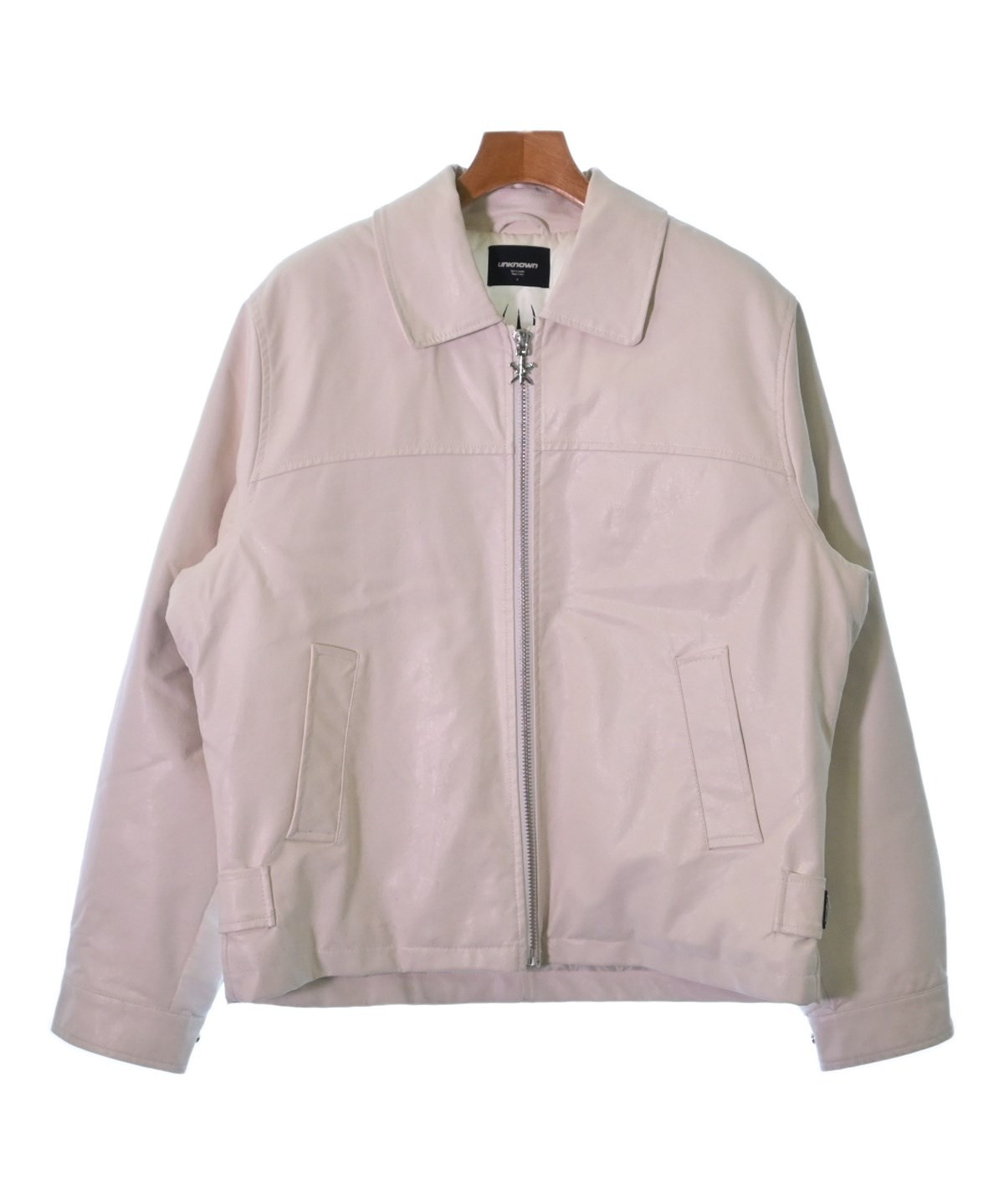 アズサ　高品質　希少　unknown　アンノウン　スタジャン　ホワイト　L UNKNOWN（アンノウン）スタジャン 白 サイズ:S メンズ/2200414511026