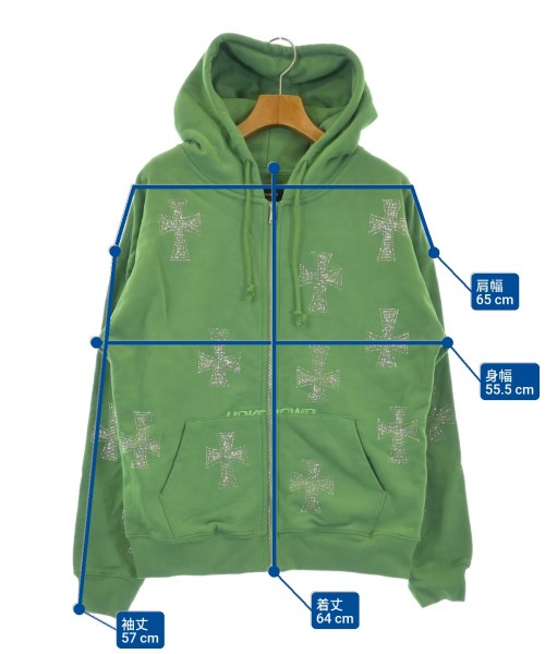 UNKNOWN（アンノウン）パーカー 緑 サイズ:S メンズ/2200618447039