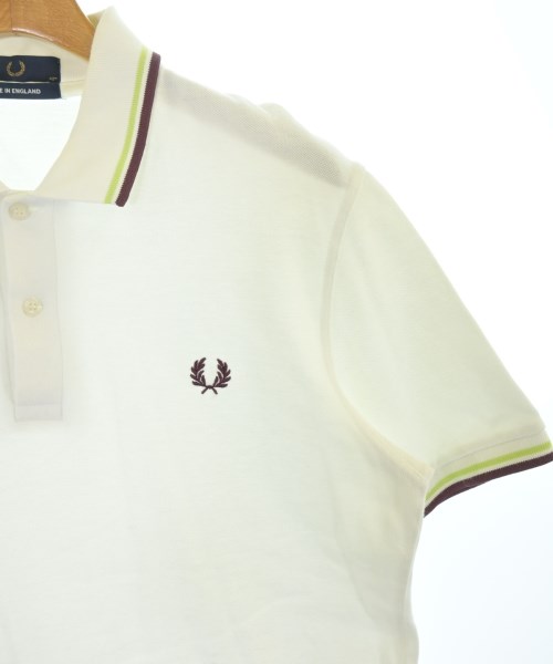FRED PERRY（フレッドペリー）ポロシャツ 白 サイズ:42(XS位) メンズ/2200635051042