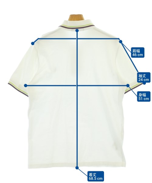 FRED PERRY（フレッドペリー）ポロシャツ 白 サイズ:42(XS位) メンズ/2200635051042