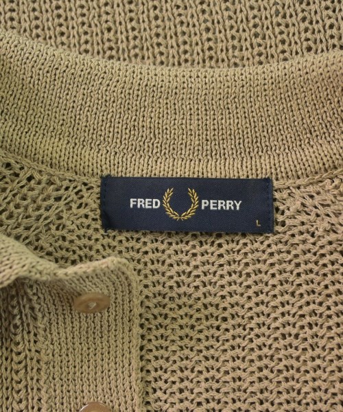 FRED PERRY（フレッドペリー）ニット・セーター ベージュ サイズ:L メンズ/2200635857033