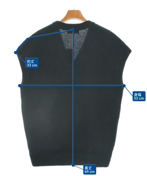 FRED PERRY（フレッドペリー）ベスト 黒 サイズ:M メンズ/2200637229401