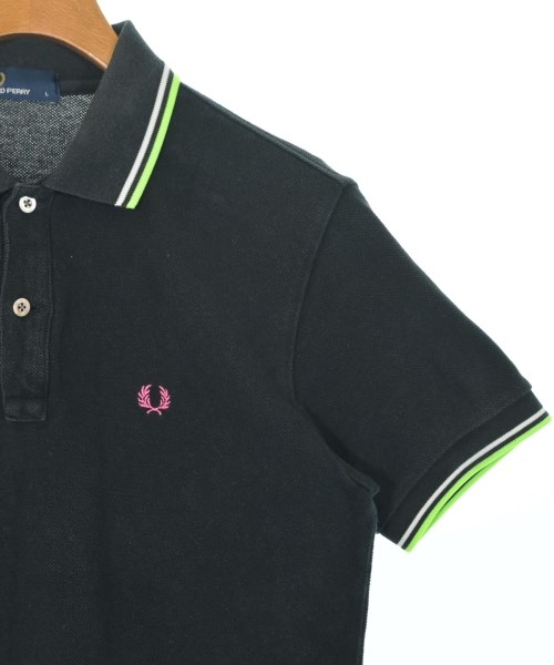 FRED PERRY（フレッドペリー）ポロシャツ 黒 サイズ:L メンズ/2200640282028