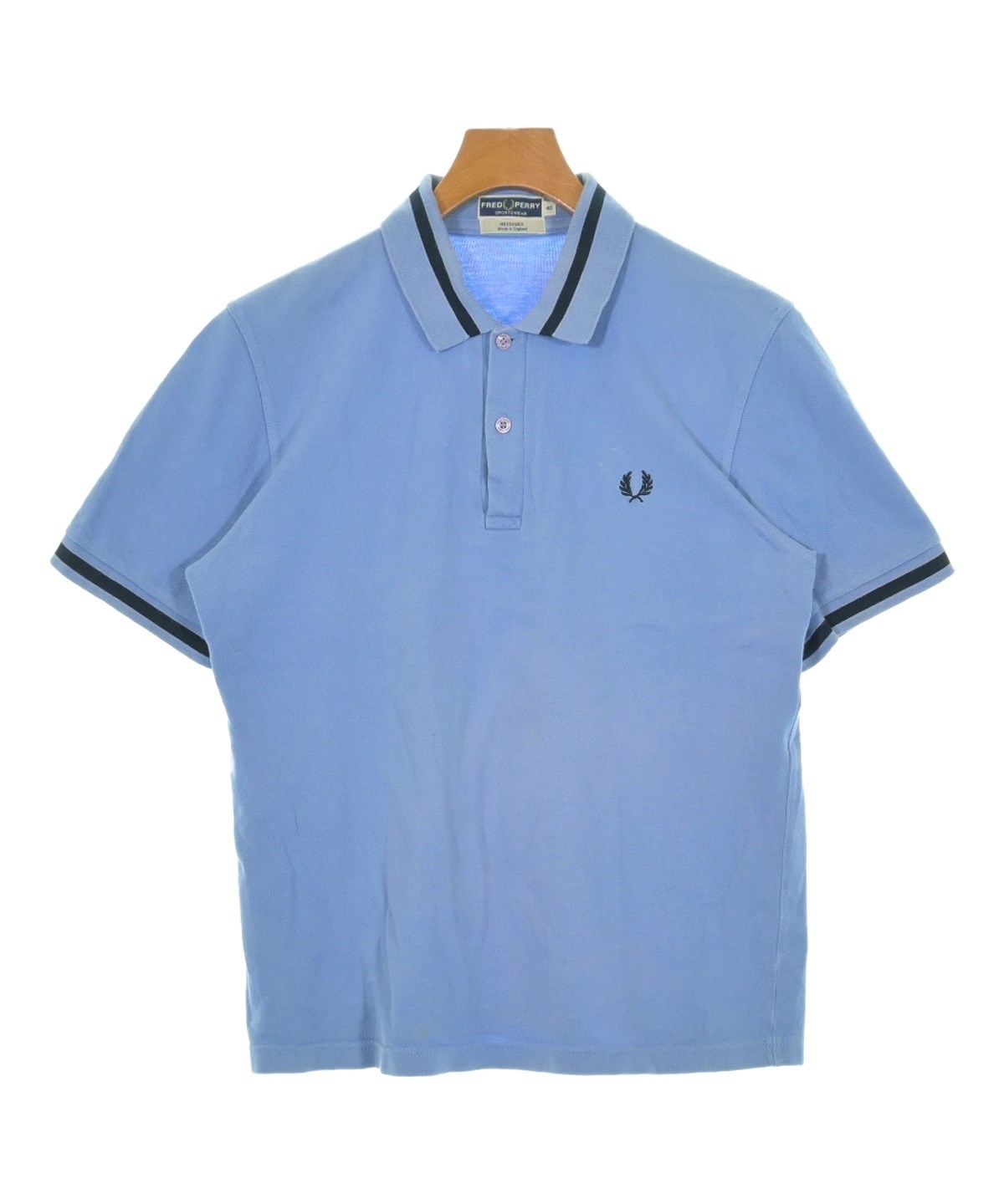 FRED PERRY（フレッドペリー）ポロシャツ 青 サイズ:40(M位) メンズ