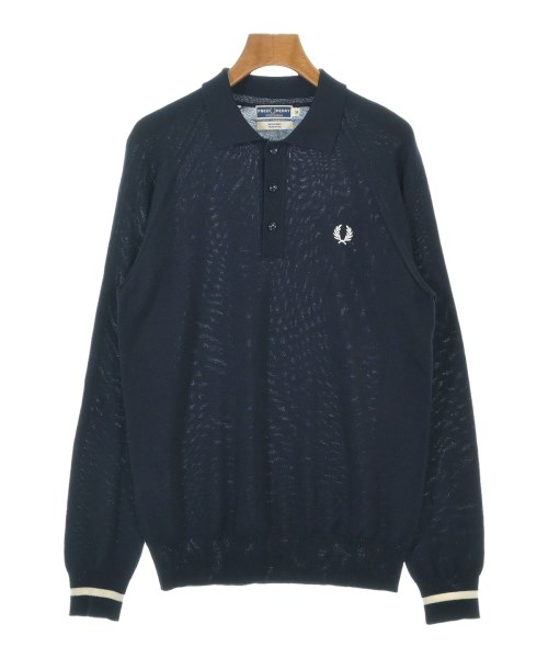 FRED PERRY(フレッドペリー)ニット・セーター 紺 サイズ:38(S位)/2200642276131