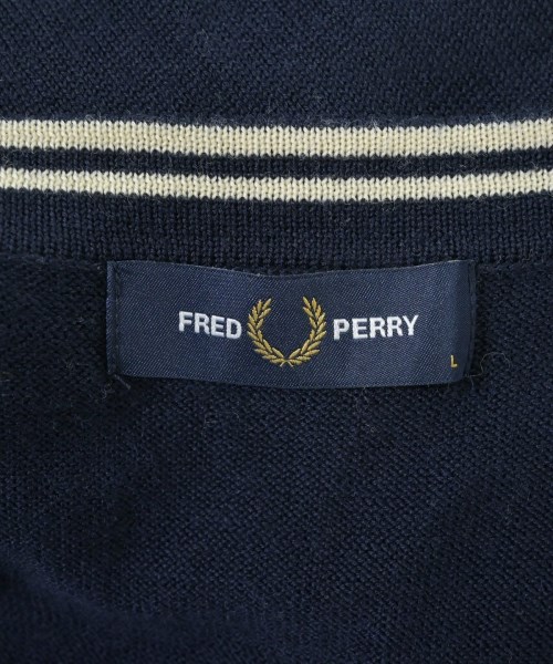 FRED PERRY（フレッドペリー）カーディガン 紺 サイズ:L メンズ/2200642571052