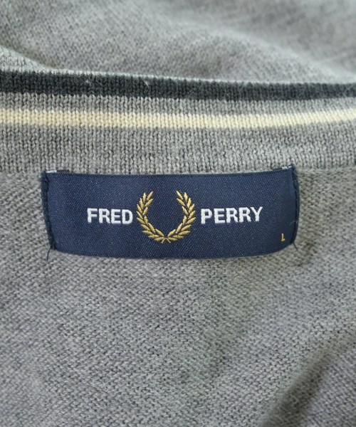 FRED PERRY（フレッドペリー）カーディガン グレー サイズ:L メンズ/2200642571069