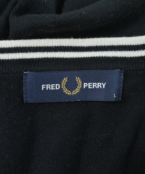 FRED PERRY（フレッドペリー）カーディガン 黒 サイズ:L メンズ/2200642571076