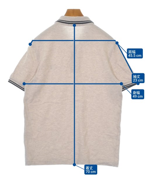 FRED PERRY（フレッドペリー）ポロシャツ ベージュ サイズ:L メンズ/2200624637042