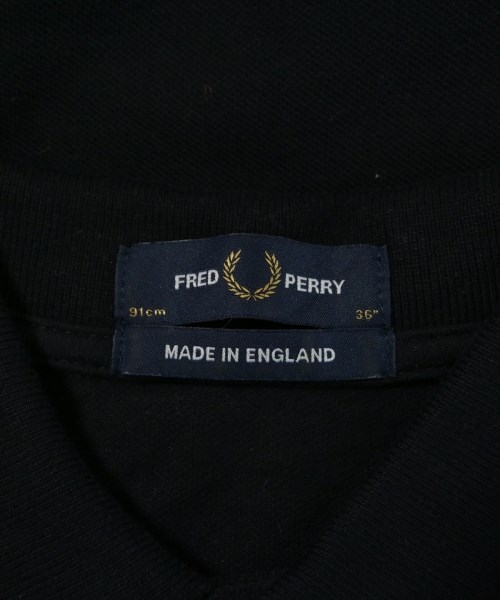FRED PERRY（フレッドペリー）ポロシャツ 黒 サイズ:36(S位) メンズ/2200627156083