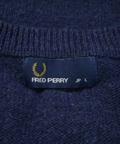 FRED PERRY（フレッドペリー）ニット・セーター 紺 サイズ:L メンズ/2200627371035