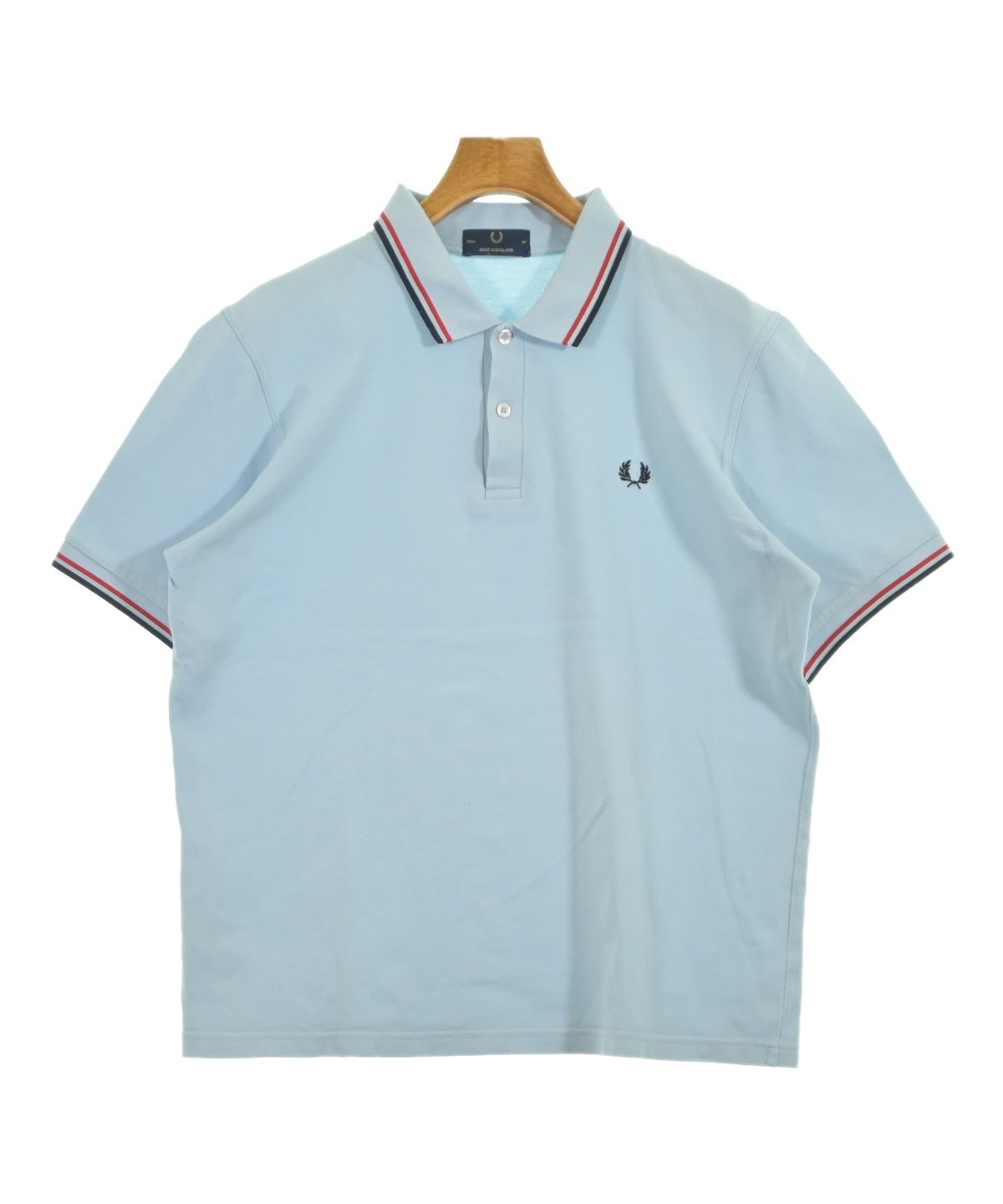 FRED PERRY（フレッドペリー）ポロシャツ 青 サイズ:44(S位) メンズ