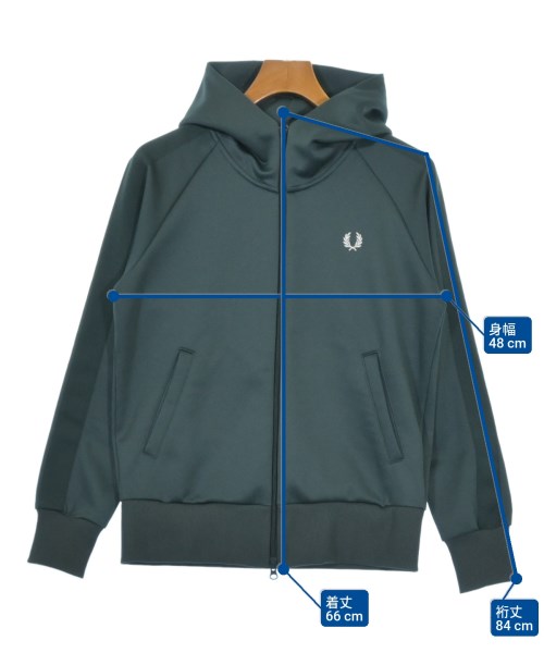 FRED PERRY（フレッドペリー）パーカー 緑 サイズ:S メンズ/2200627998027