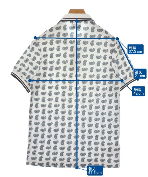 FRED PERRY（フレッドペリー）ポロシャツ 白 サイズ:S メンズ/2200627998034