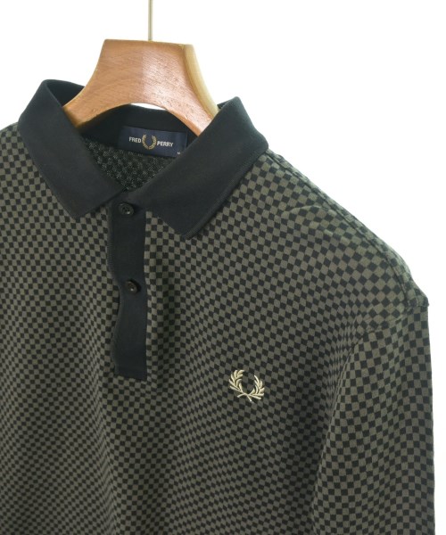 FRED PERRY（フレッドペリー）ポロシャツ グレー サイズ:M メンズ/2200629724051