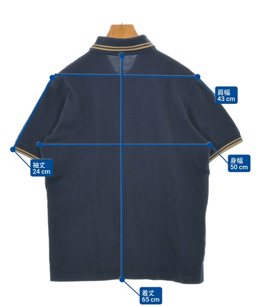 FRED PERRY（フレッドペリー）ポロシャツ 紺 サイズ:40(M位) メンズ/2200611487094