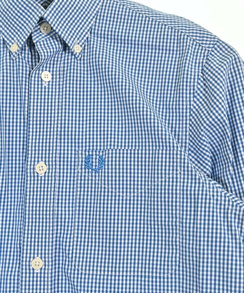FRED PERRY（フレッドペリー）カジュアルシャツ 青 サイズ:XS メンズ/2200613637060