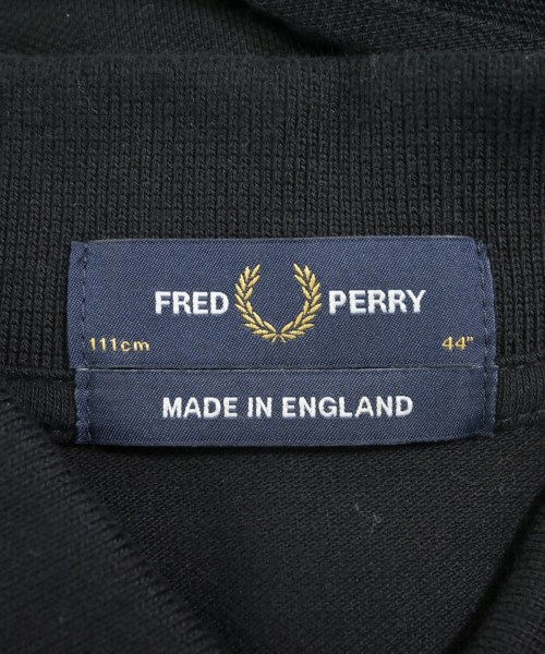 FRED PERRY（フレッドペリー）ポロシャツ 黒 サイズ:44(S位) メンズ/2200618435265