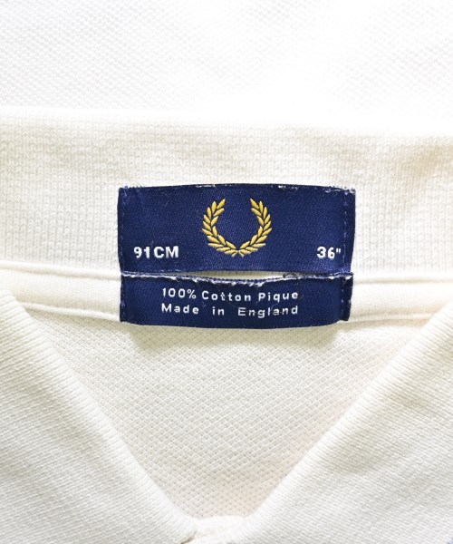 FRED PERRY（フレッドペリー）ポロシャツ 白 サイズ:36(S位) メンズ/2200619015022