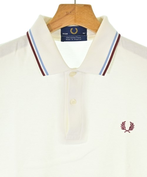 FRED PERRY（フレッドペリー）ポロシャツ 白 サイズ:36(S位) メンズ/2200619015022
