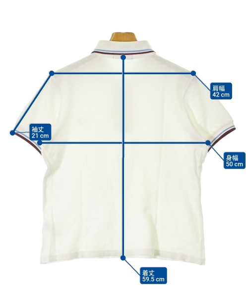 FRED PERRY（フレッドペリー）ポロシャツ 白 サイズ:36(S位) メンズ/2200619015022